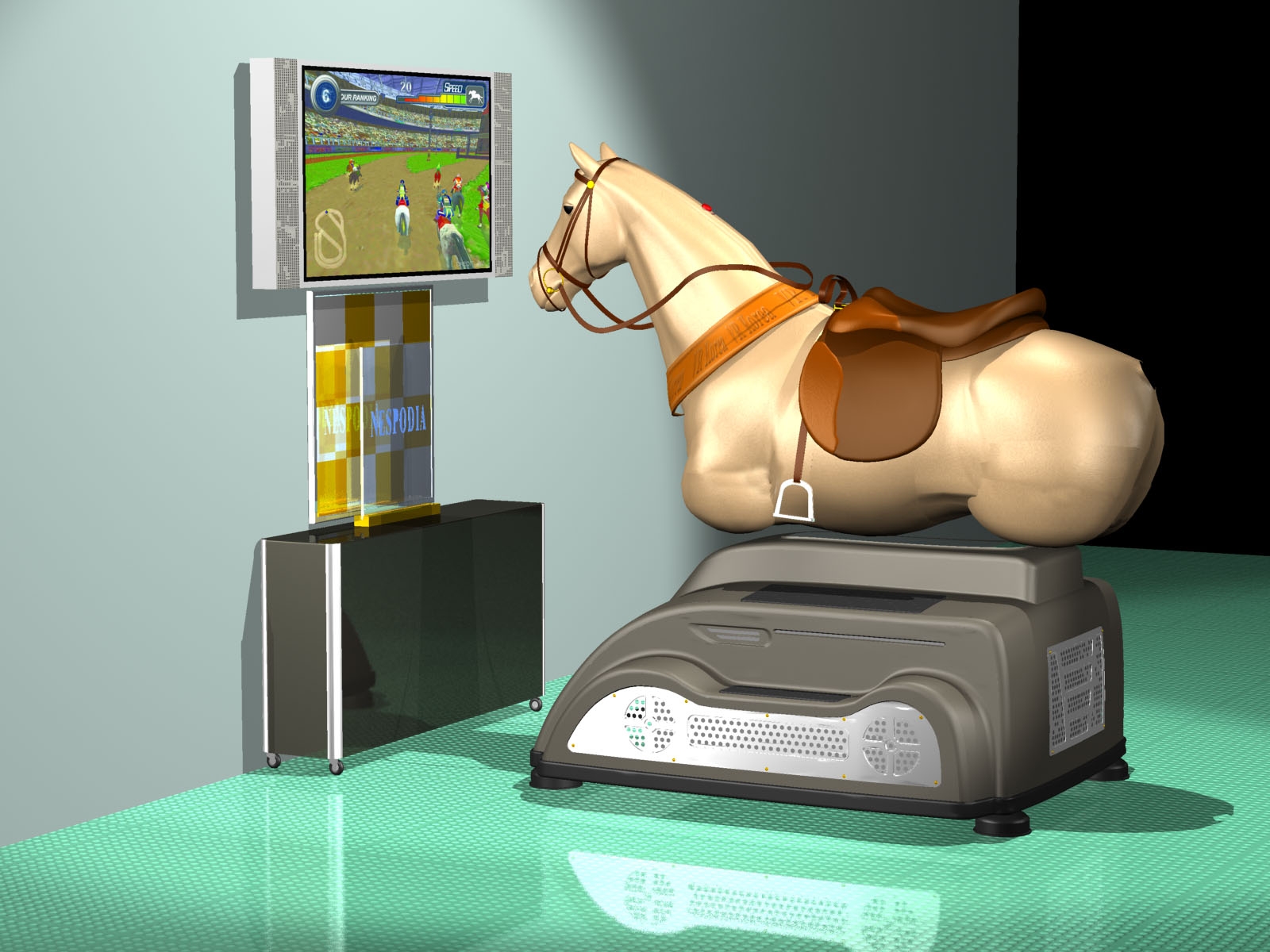 mechanical horse riding simulator
