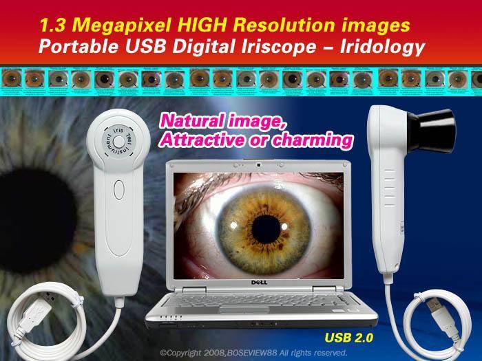 Portable Digital USB Iris Iridology Scope Eye Camera Iriscope 6100U