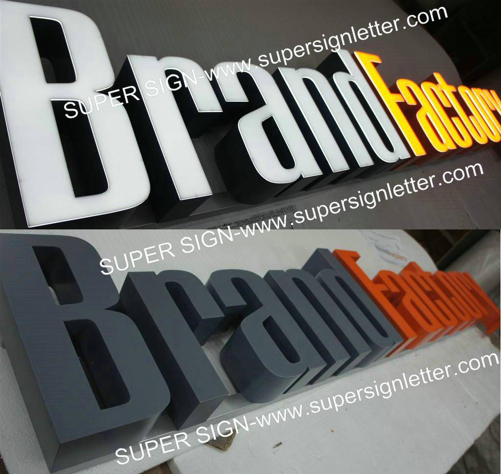 Facelit Led Channel Letters Super Sign Manufacturing Co Limited