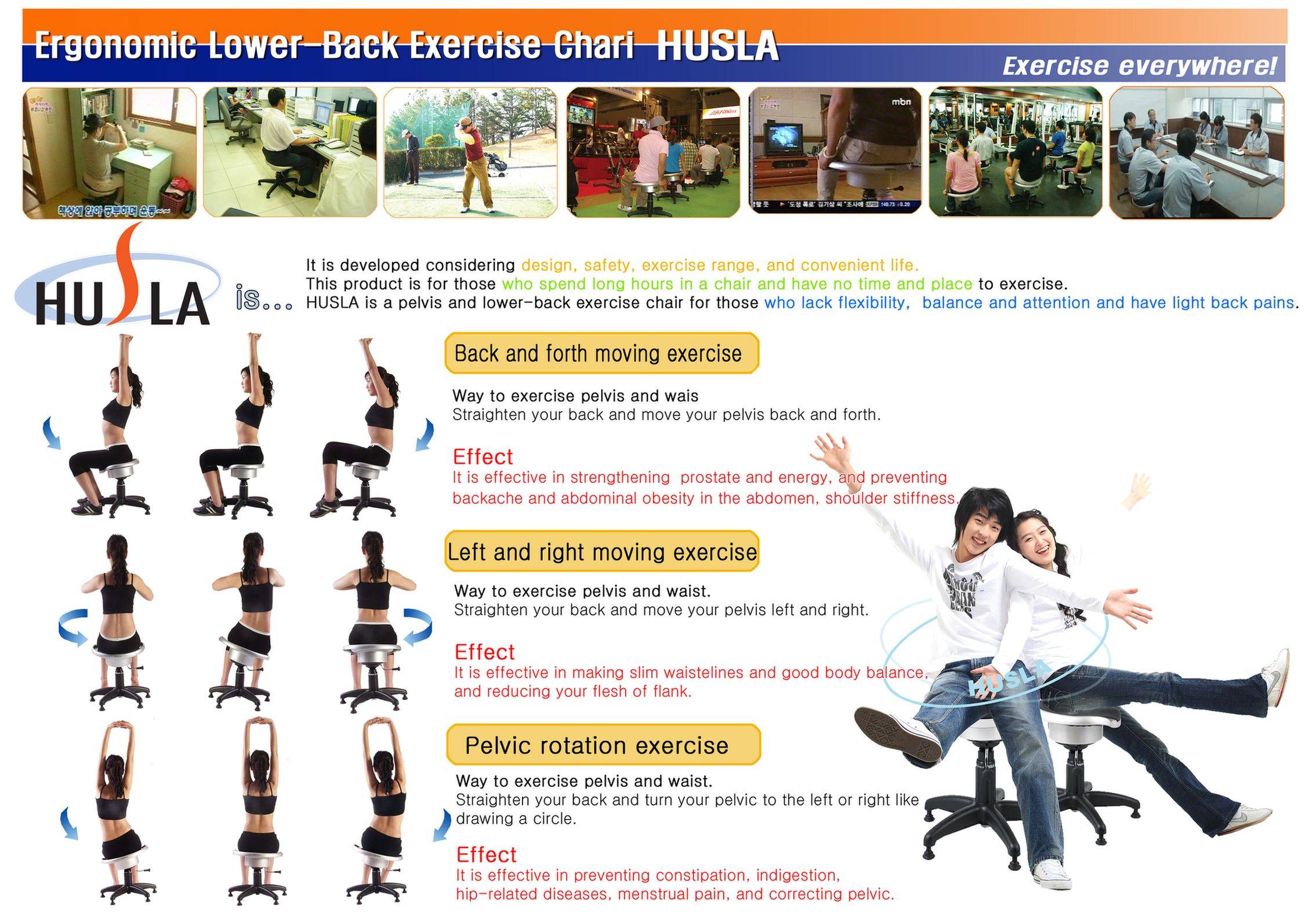 Office Chair Exercise Chair Hbr Chair Horse Back Riding Chair