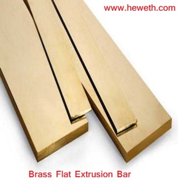 Brass Flat Extrusion Bar Heweth International Private Limited