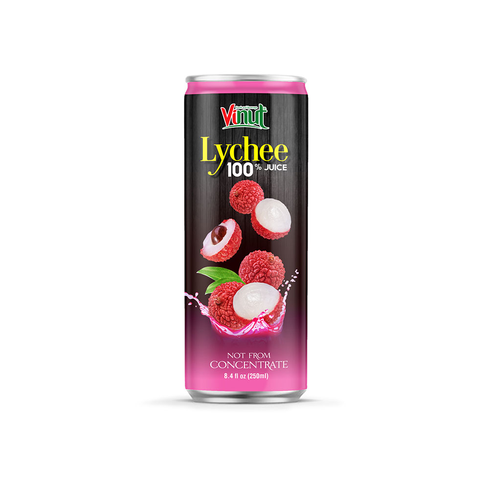 8 4 Fl Oz VINUT 100 Lychee Juice Drink Nam Viet Foods Beverage Co