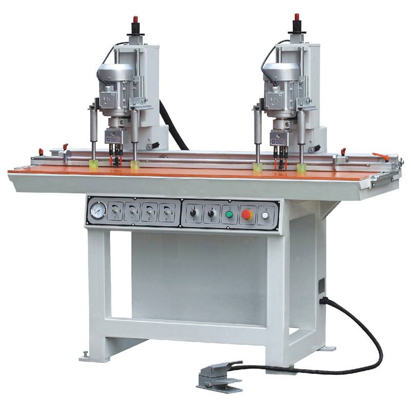 Two Head Hinge Boring Machine Qingdao Kingmax Industry Co Ltd