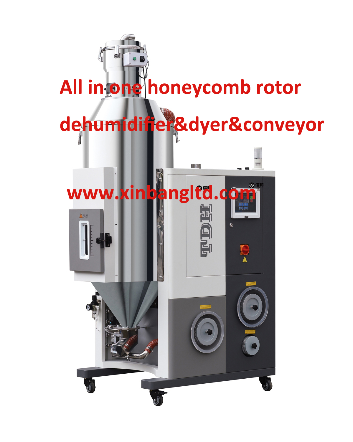 Conveying System Compact Dryer Desiccant Honeycomb Dehumidifier Dryer