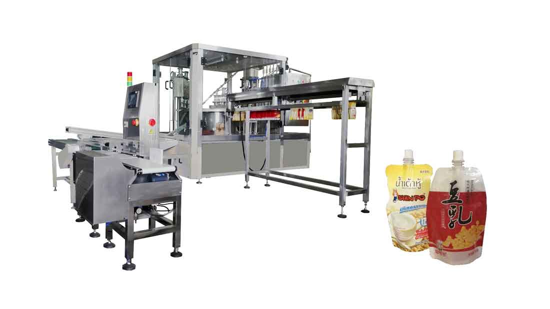 ZLD Spout Pouch Filling And Capping Machine SHANGHAI JOYGOAL FOOD