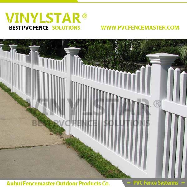 Classic Stepped PVC Picket Fence Manufacturer, Supplier & Exporter ...