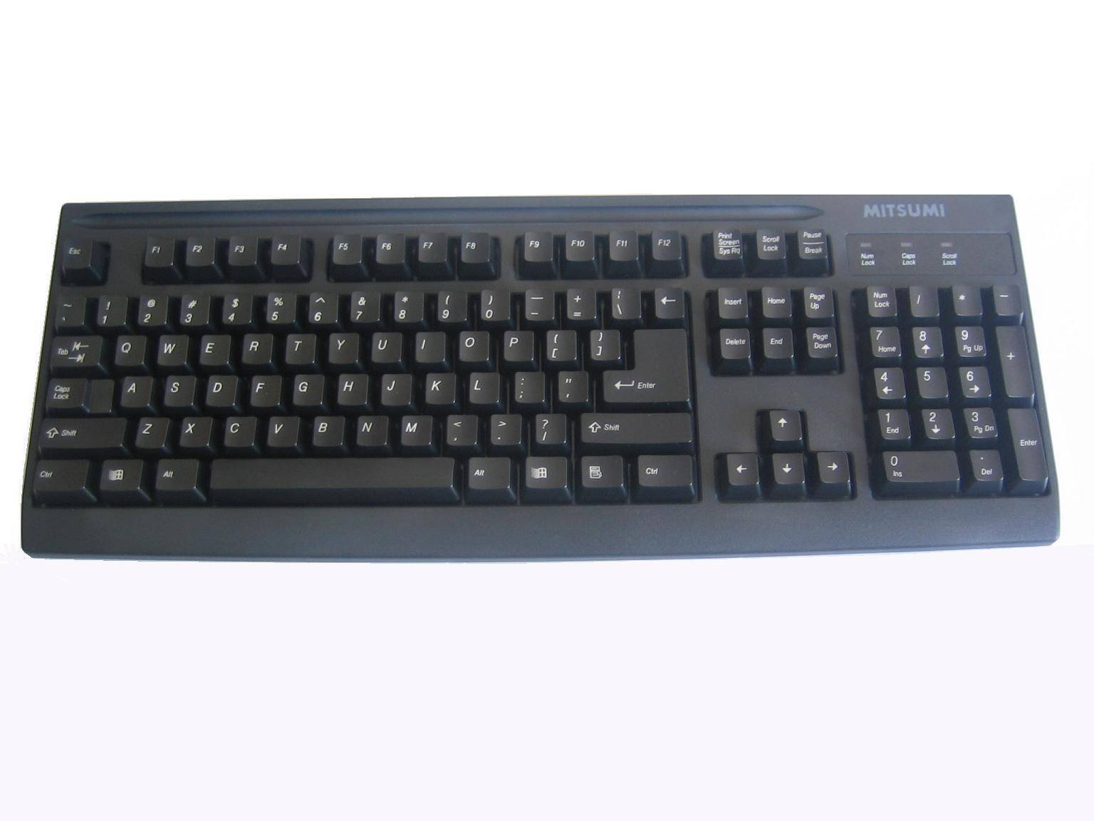 Клавиатура Mitsumi KSX-3 Black PS/2