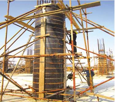 Construction Wooden Circular Column Formwork System Manufacturer ...