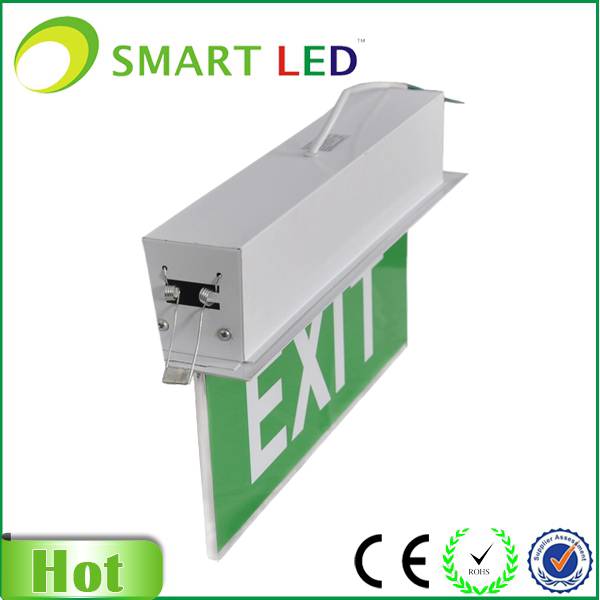 Ceiling Mounted 3w Emergency Exit Sign Manufacturer