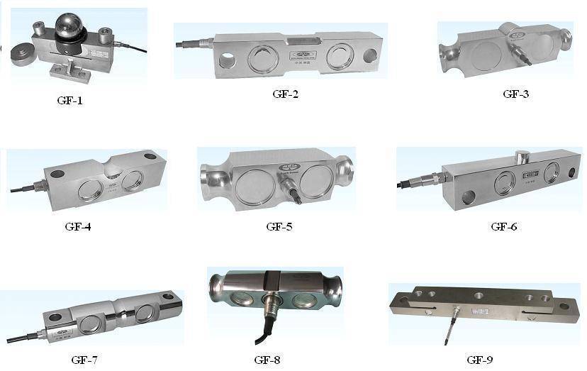 Model load weights. Load Cells measurement.