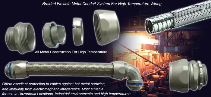 Wire Over Braided Flexible Metal Conduit ( SM70001 )