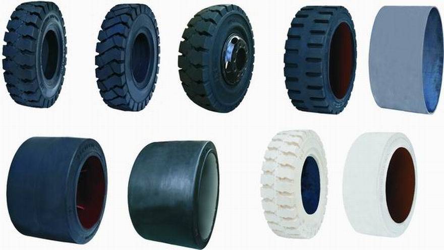 Шин валом. 6,50-10 Solid. Бандажная шина 18*6-12 1/8 (457*152-308) Industrial Solid Tires. Резина для БСУ. Резина для тормозных площадок принтеров.