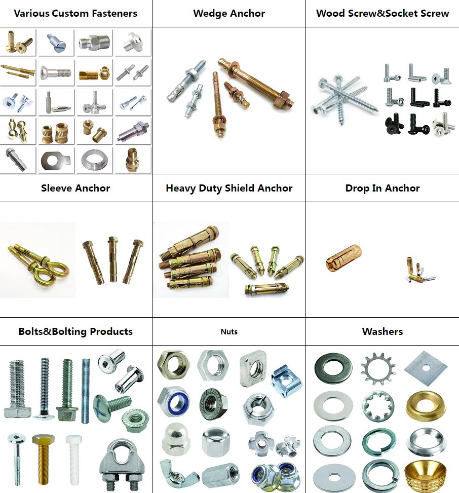 SS304 Wedge Anchor Expansion Bolt With Nut And Washer Through Bolt DIN ...