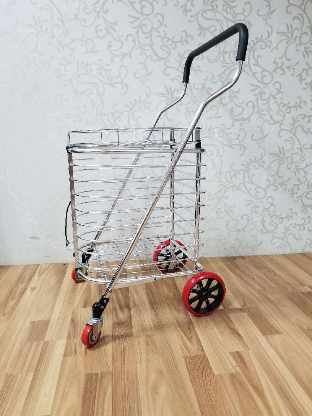 Aluminum Alloy Shopping Cart With Cover,Portable Folding Hand Cart ...