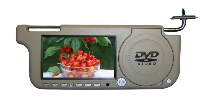 Как подключить dvd sun visor в машину 7 inch sun visor DVD player - Shenzhen Hongde Electronics Co., L.T.D