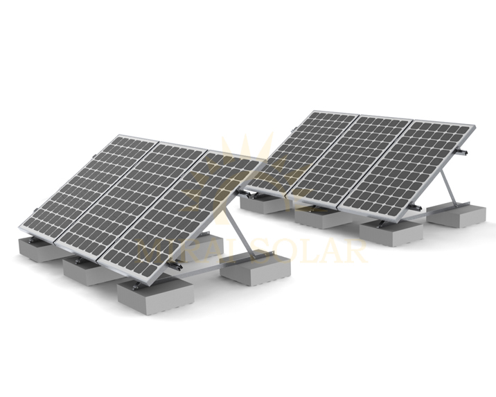 Flat Roof Mounting System For Solar Flexible Aluminum