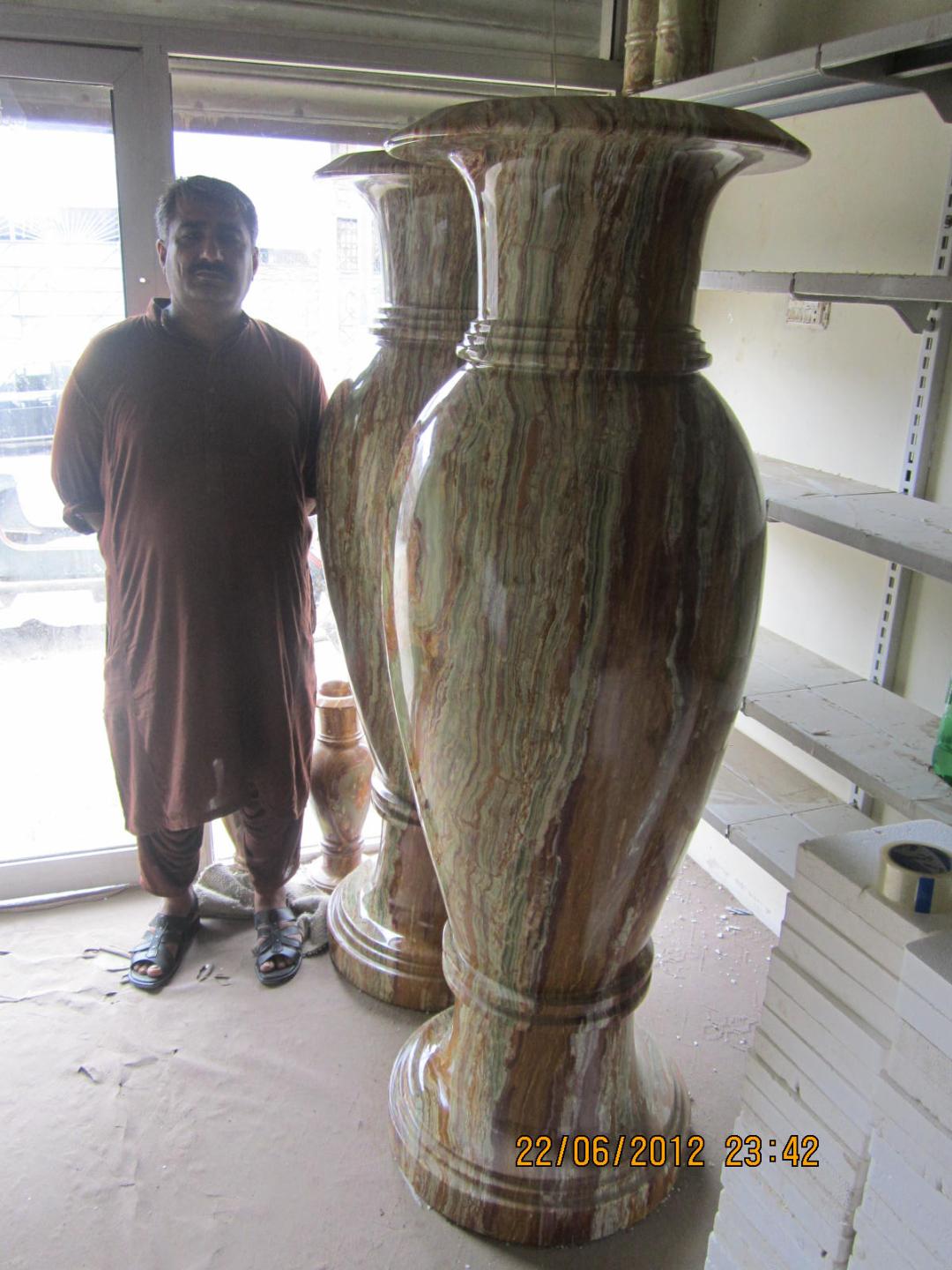 Marble Onyx Flower Vase Nayeem Arts Krafts Ecplaza Net