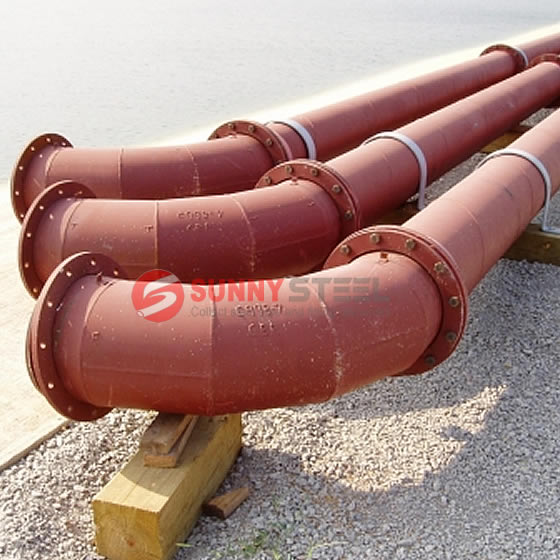 Steel Plant 95% Alumina Ceramic Lined Elbow - Sunny Steel ...