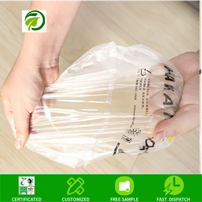 Disposable Supermarket Shopping Bag Transparent Bag Smiling Face ...