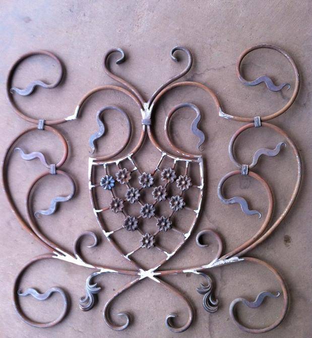 Manufacture Wrought Iron Scroll Panels - Xinle Boya Metal Products Co ...