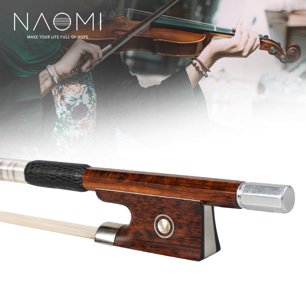 4/4 Full Size Violin Bow Advance Snakewood Professional Violin Bow