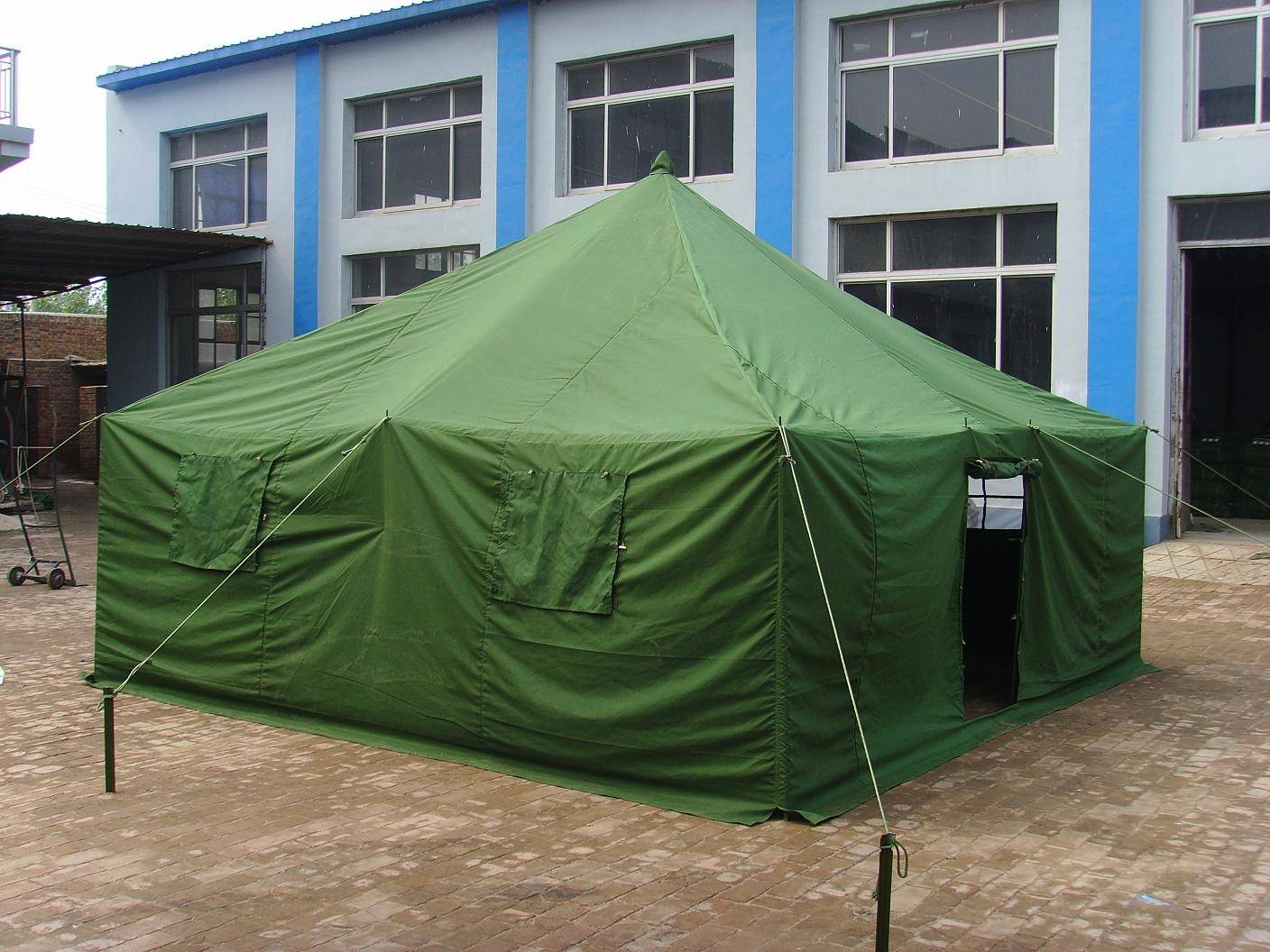 Waterproof Canvas Military Disaster Relief Tent - China Tigerspring Ltd ...