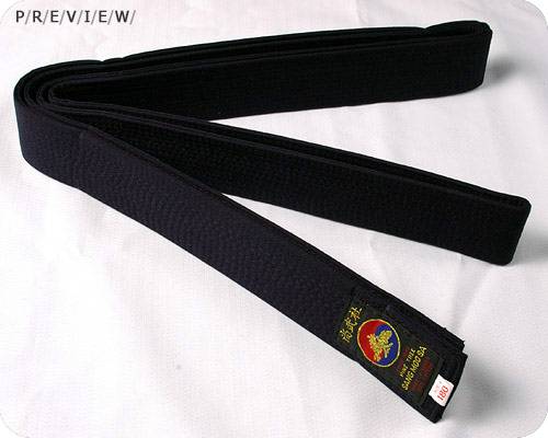 WTF Approved PINE TREE Black Teakwondo Belt - Baoding Woosung Sports ...