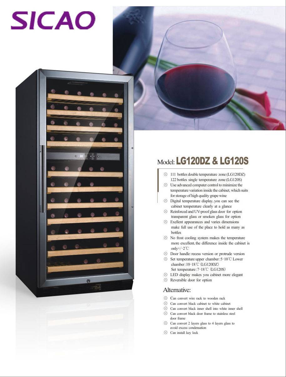 Wine Cooler (JC-360B) - Shenzhen SICAO Electric Appliances Co.,Ltd.