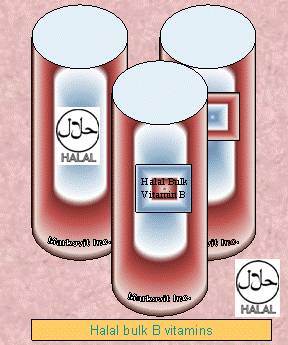 Halal Bulk B Vitamins (Thiamine, Riboflavin, Niacin, Pyridoxine, Biotin ...