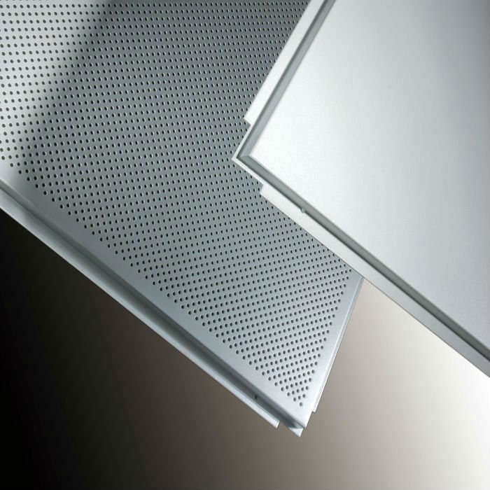 Lay In Aluminum Flat Perforated Ceiling Panel Tile Neorex