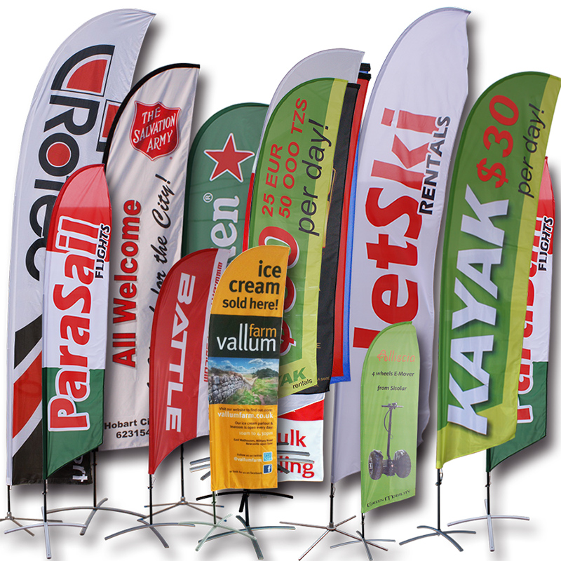 Custom Feather Flags & Feather Banners - BannerVantage