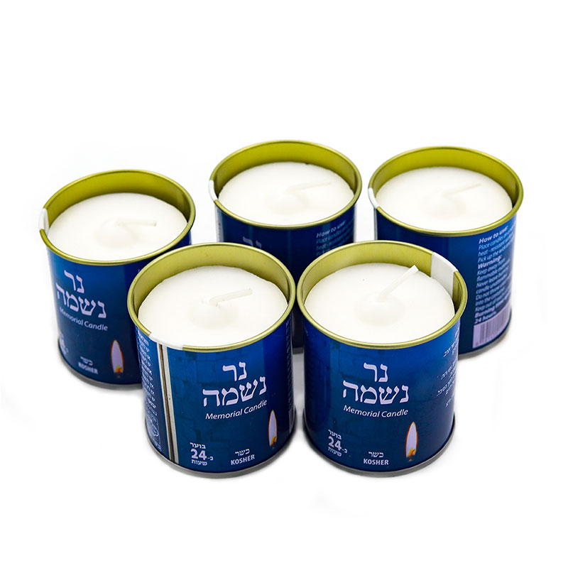 1 Day Jewish Memorial Tin Candle For Israel Market - SHIJIAZHUANG ...