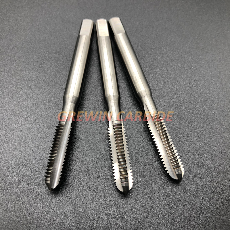 Tungsten Carbide Straight Tap Thread Tap HSS Tap Grewin Carbide