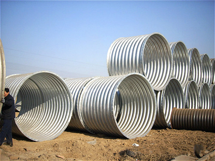 Galvanized Corrugated Drain Culvert Pipe - Hengshui Lineng New Material ...