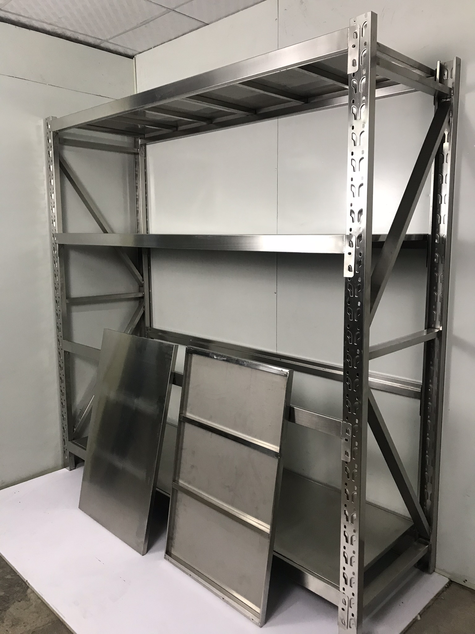 304 Racks Stainless Steel Shelf Storage Racks Guangzhou Fuyang Shelves Factory