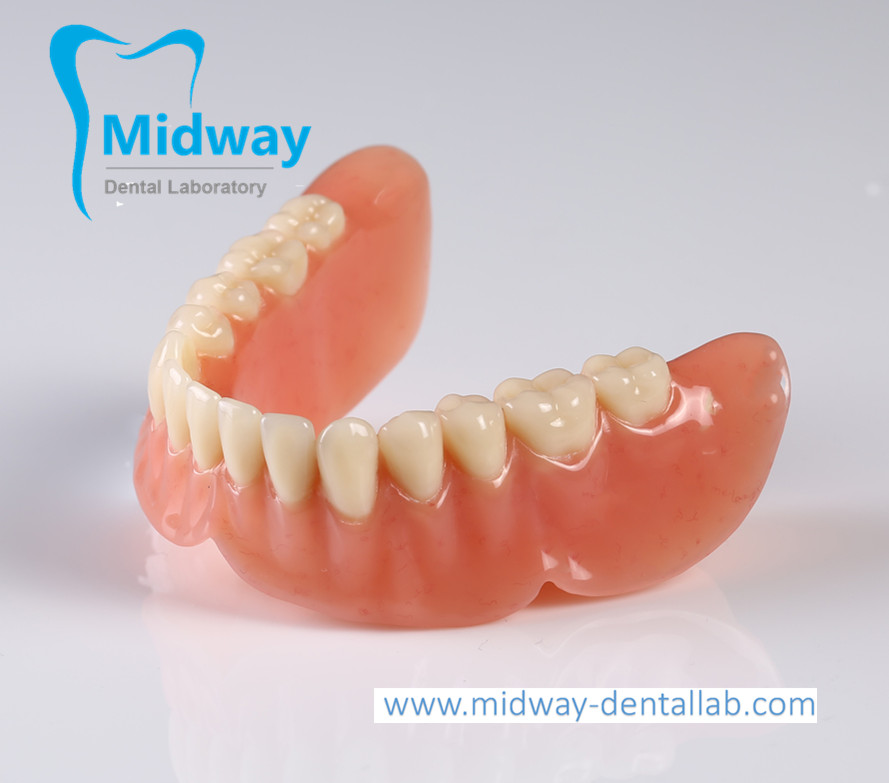 Dental Acrylic Denture Crown From China Dental Lab - Shenzhen Futeng ...