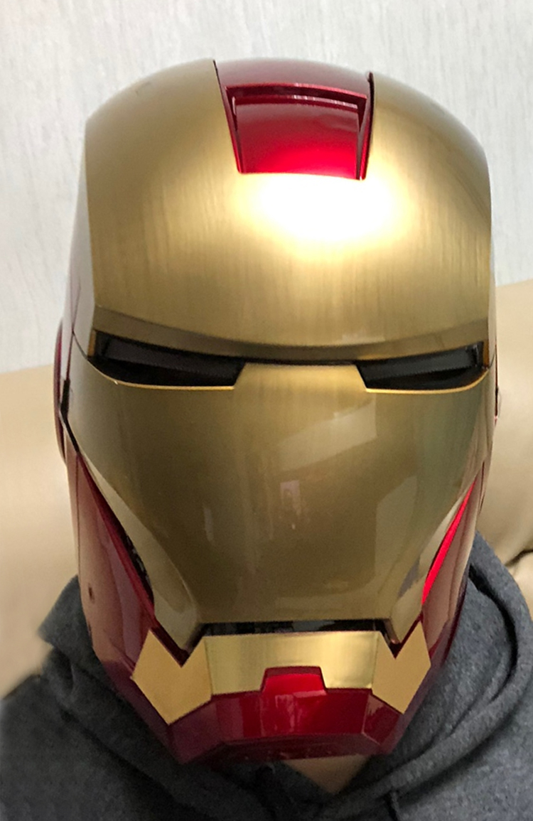 Halloween Party Masks Voice Control Iron Man Helmet Adult Cosplay ...