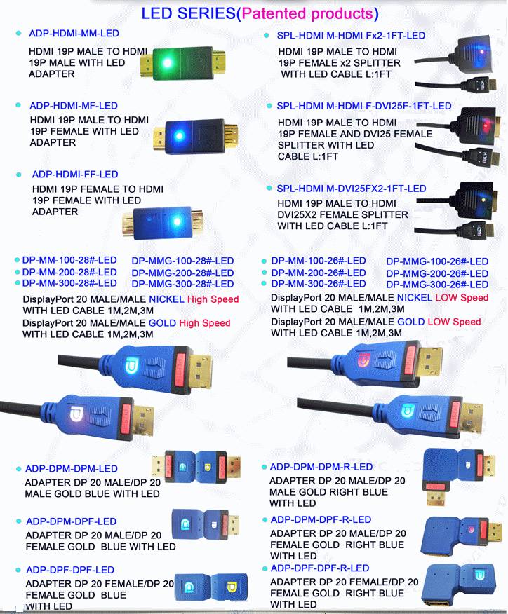 Cable/adaptor-LED Series (Patented Products) - Kingok International