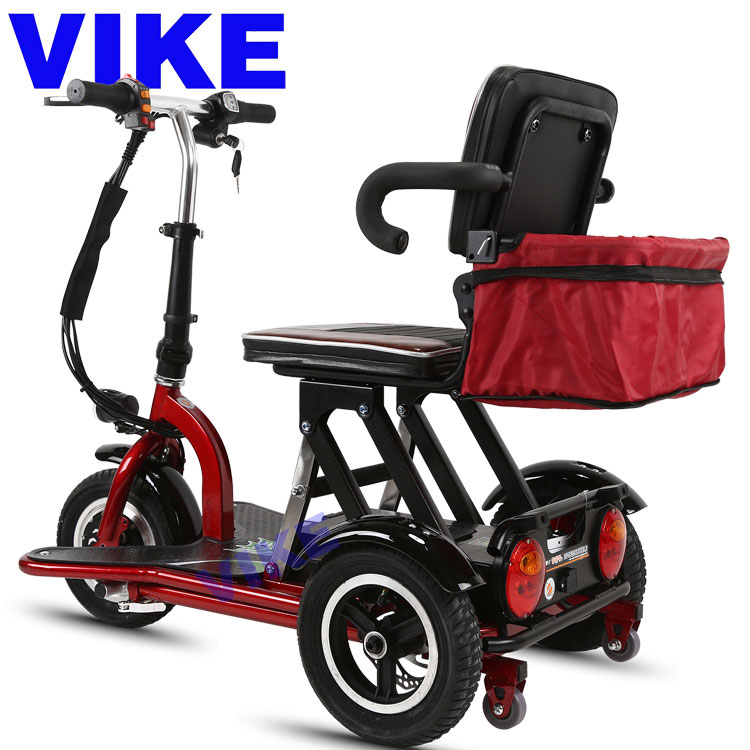 Factory Direct Double Elderly Leisure Electric Tricycle Folding