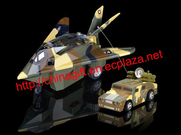 2 in 1 Remote Control Armored Car & Stealth Jet Fighter ...