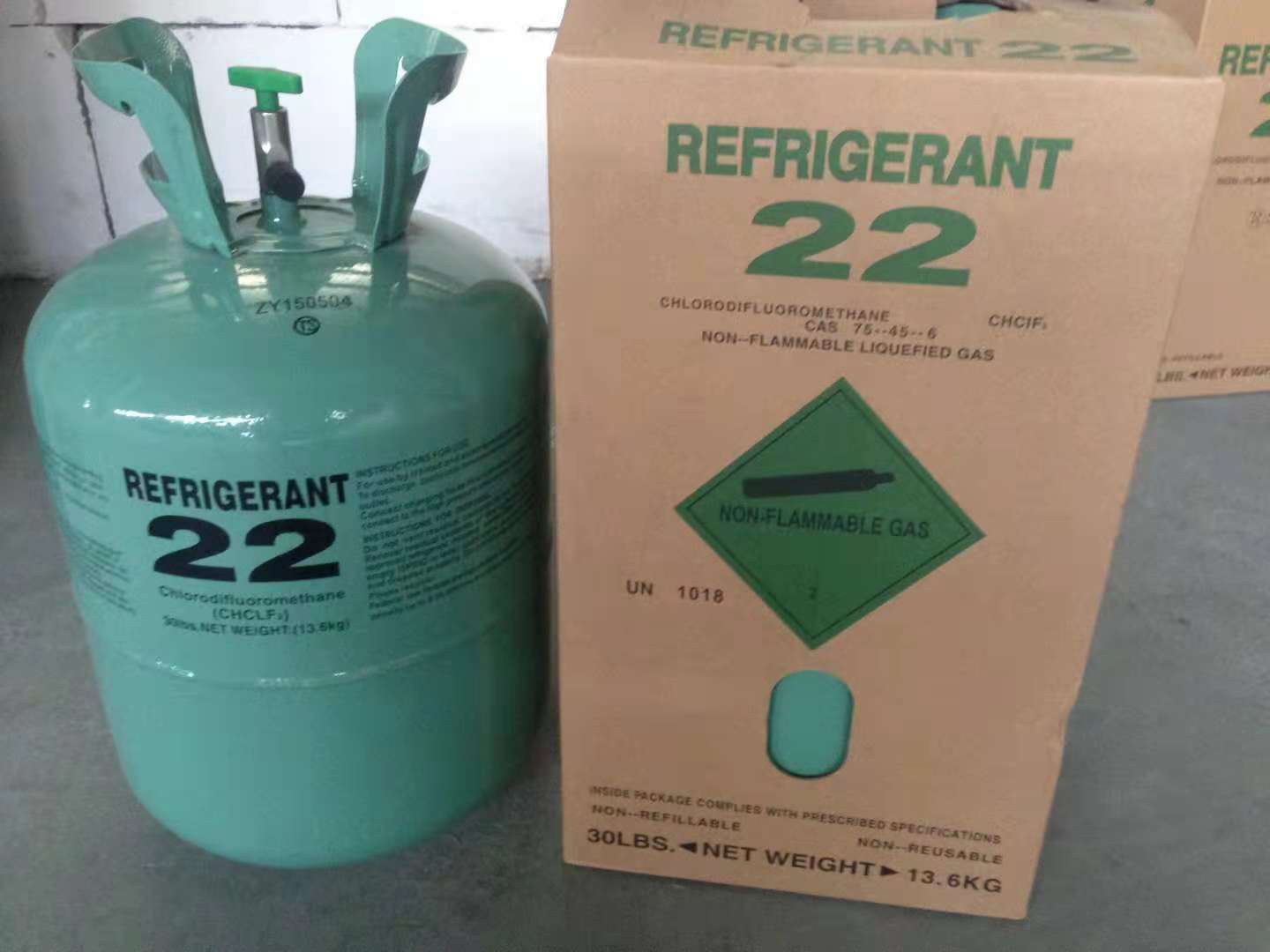 2 pounds of freon