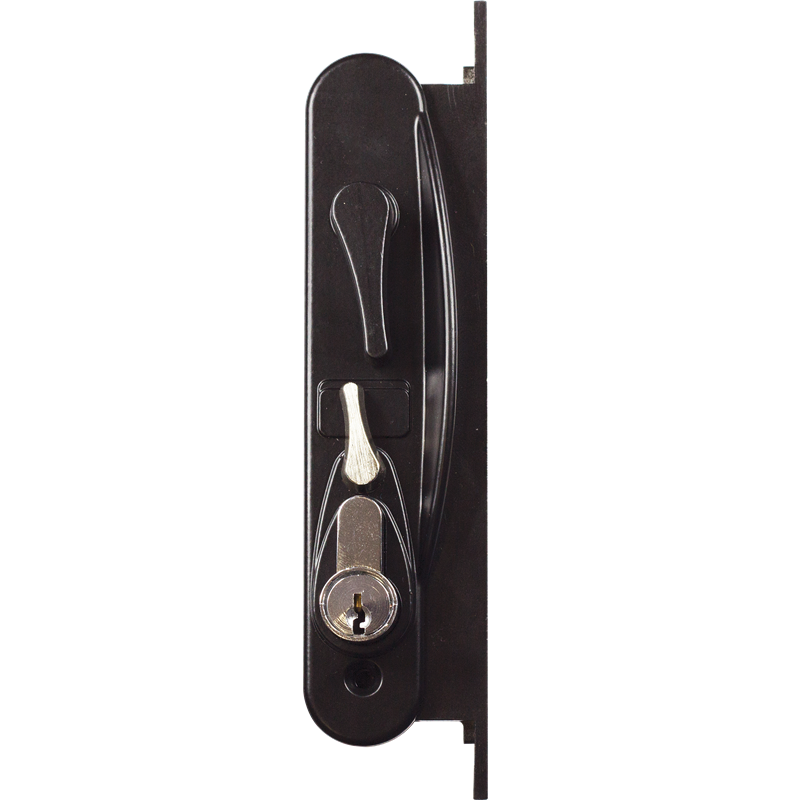 Rolltrak Black Sliding Screen Door Lock, How To Lock Sliding Screen Door