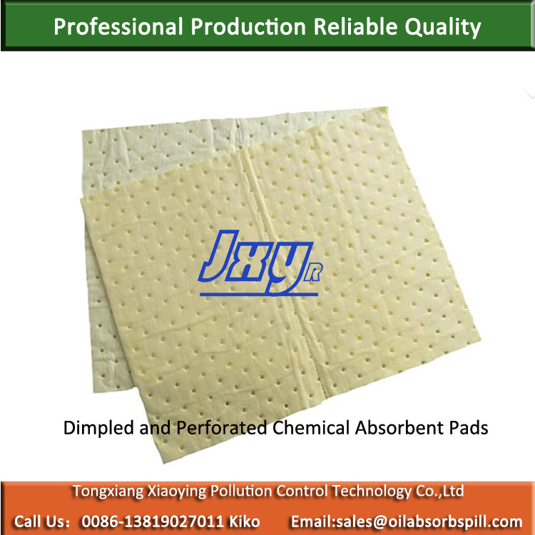 Dimpled And Perforated Chemical Absorbent Pads - Tongxiang Xiaoying ...