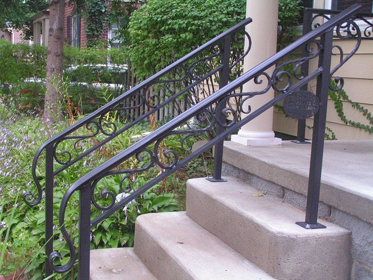 Decorative Wrought Iron Stair Railing/handrails For ...