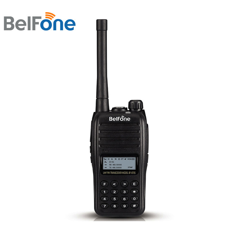 Belfone Long Range VHF UHF Handheld 2 Way Radio Walkie Talkie (BF-870S ...