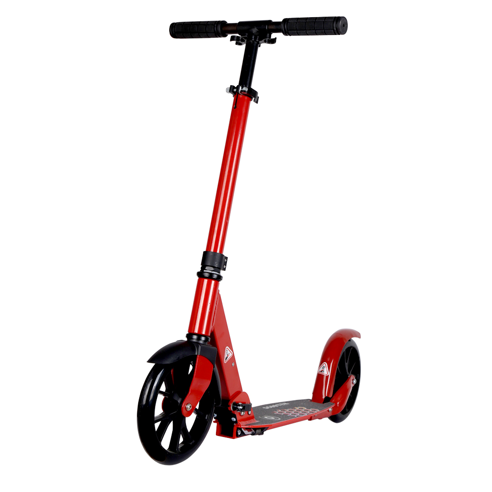 Quick Foldable Big 200mm PU Wheels Aluminum Adult Kick Scooter ...