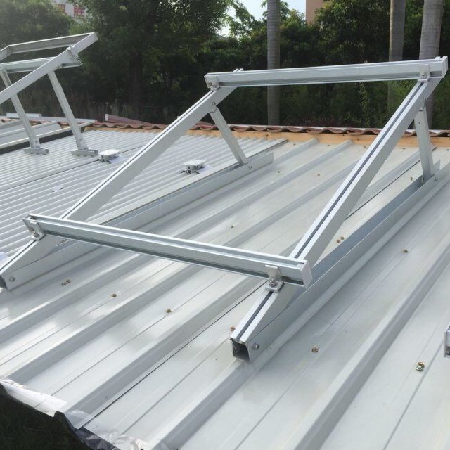 Tin Roof Panel System Solar Mounting Structure - Xiamen Sweet Power ...