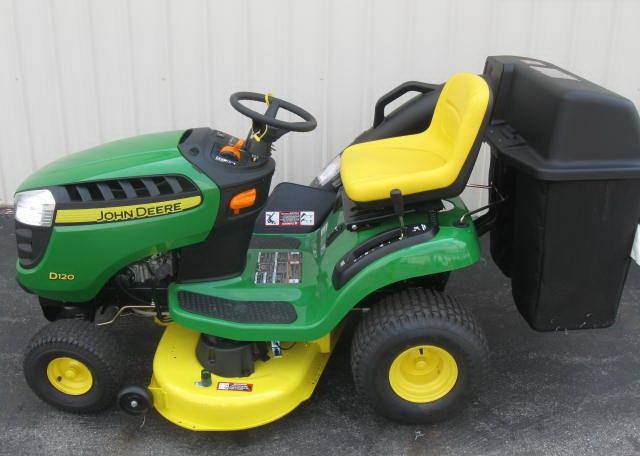 john deere d120 ride on mower