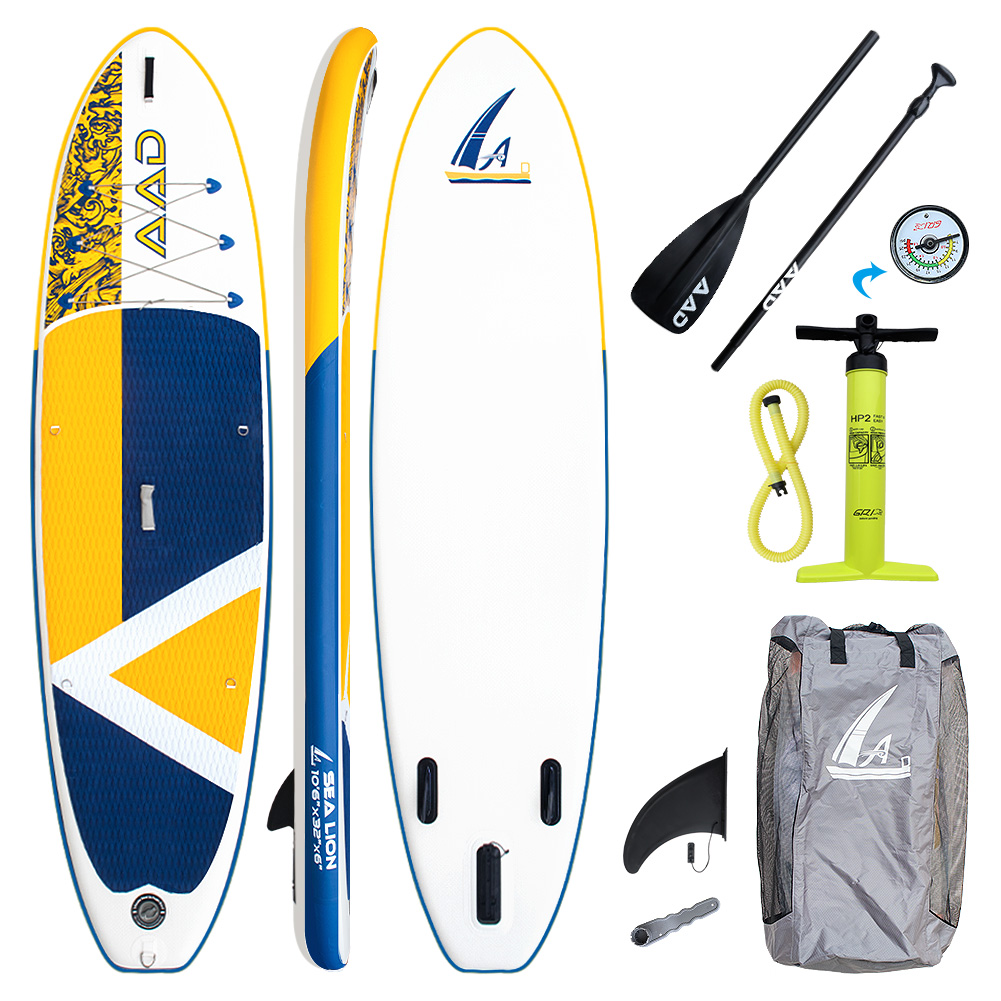 AKD Germany Seelöwe Stand Up Paddling Board Aufblasbar Sup(Gelb) - AKD ...