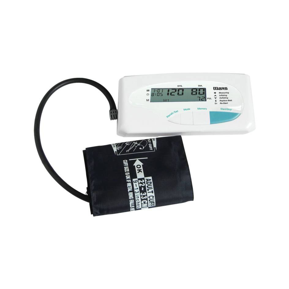 Automatic blood pressure monitor - MS-1201 - Mars Medical Products - arm /  with arterial elasticity indicator